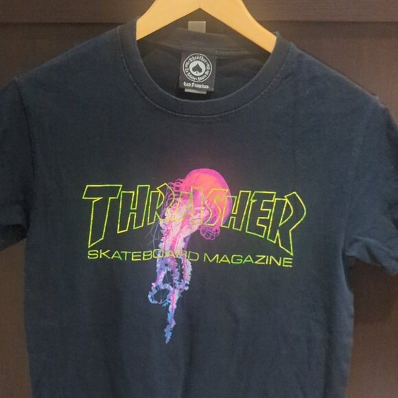 Unisex Thrasher Skateboard T shirt - Size Small Great Condition - Picture 3 of 6